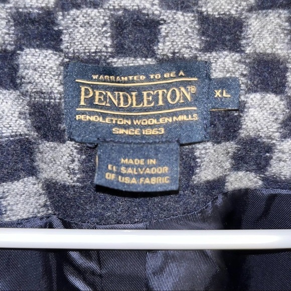 Pendleton Aztec Western Print 100% Virgin Wool Coat Size XLarge - Picture 11 of 12
